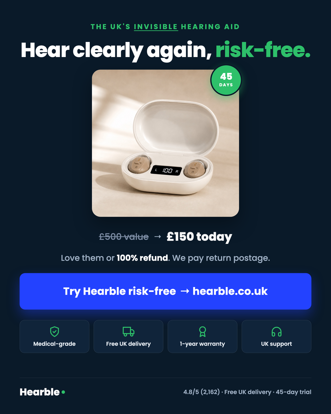 HEARBLE: Hearing aids